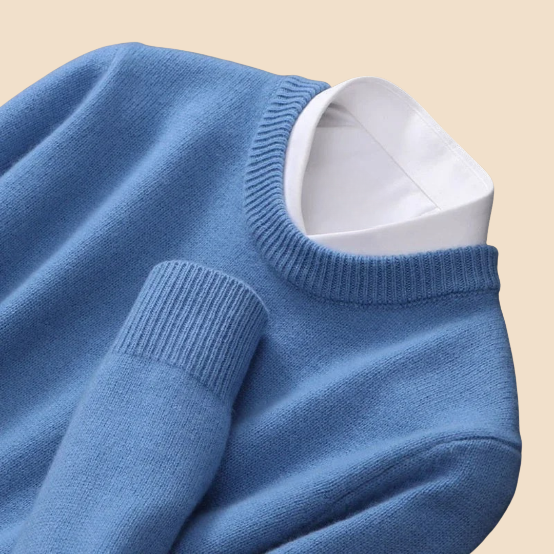 ROSSARELLO – Premium Cashmere Crewneck Sweater