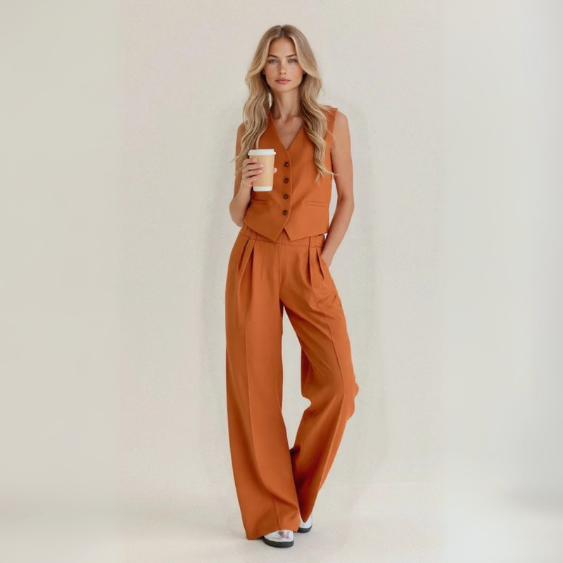 SIENNA LINÉA – Women’s Elegant Linen Set