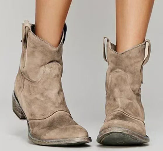 CARLOTTA – Suede Ankle Boots