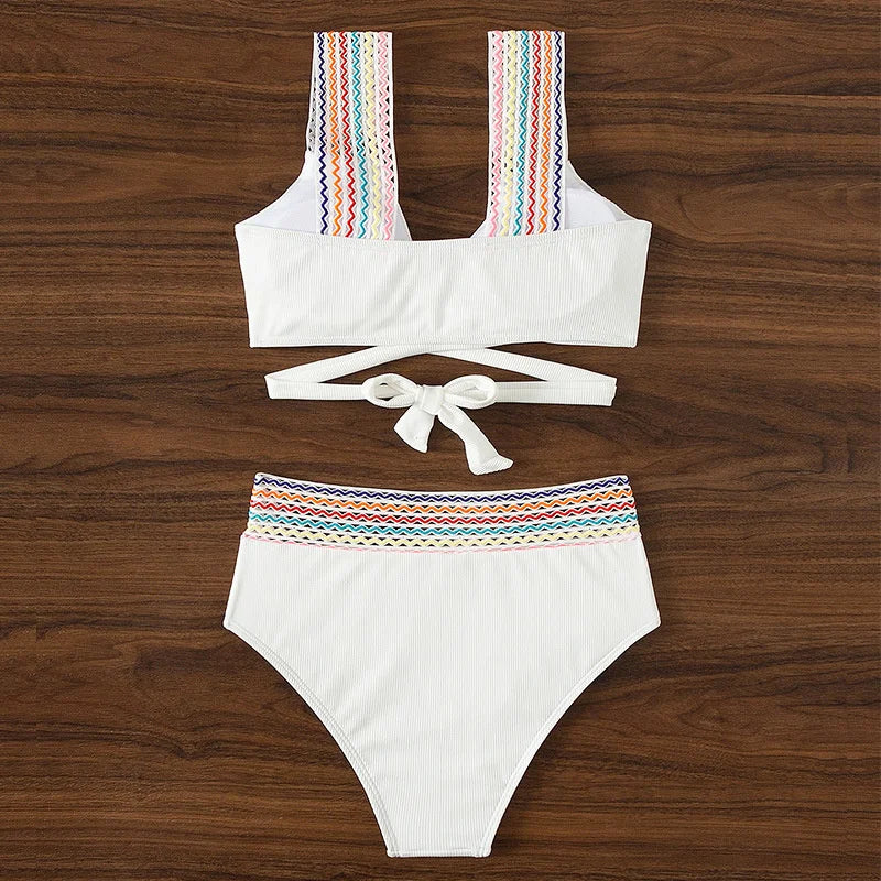 Lucie – White Push-Up Bikini
