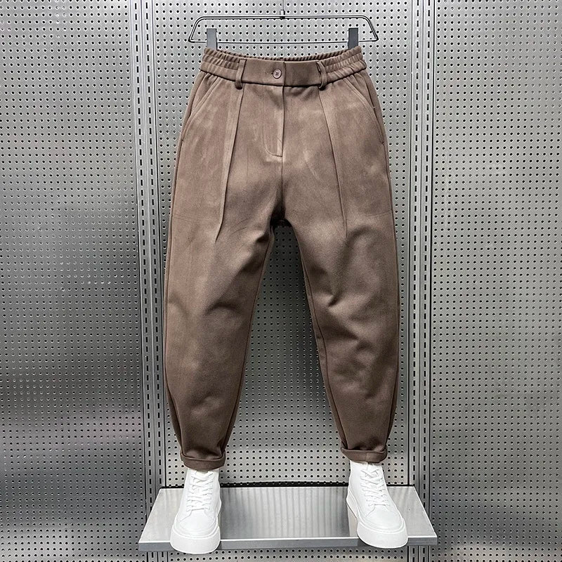 MARCELLO – Elegant Heathered Pants