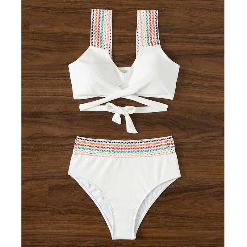 Lucie – White Push-Up Bikini