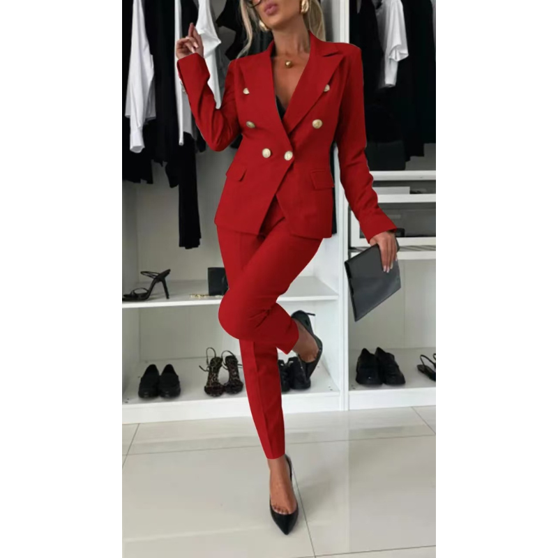 Lina – Elegant Pantsuit with Blazer and Trousers