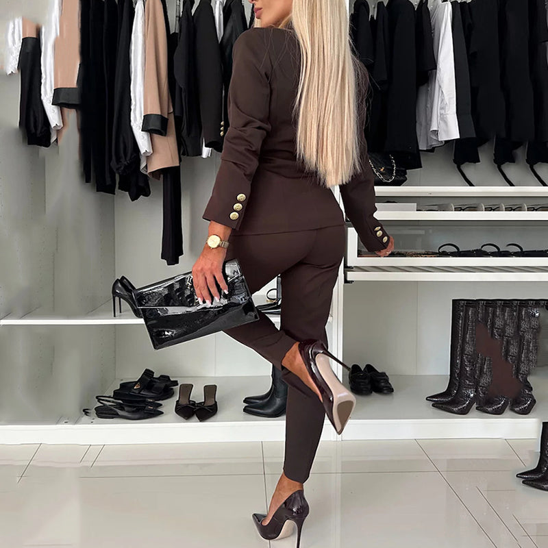 Lina – Elegant Pantsuit with Blazer and Trousers