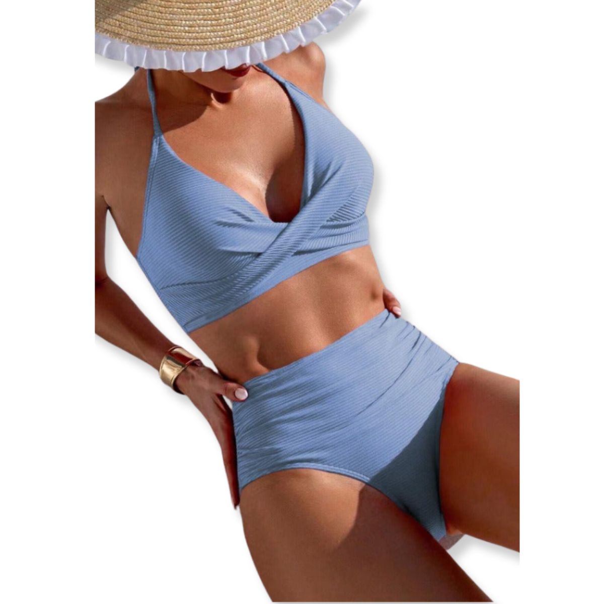 Mira – Tankini Set with Wrap Top & Shorts