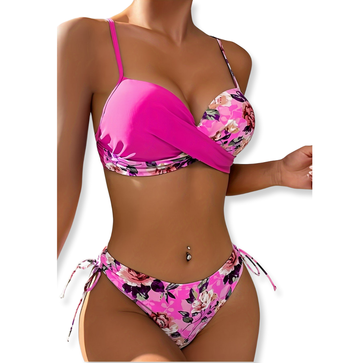 Bianca – Floral Wrap Bikini