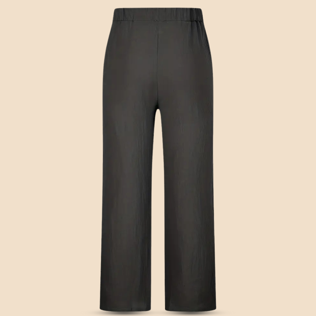SOLVAAR – Men’s Cotton Pants with Compass Print