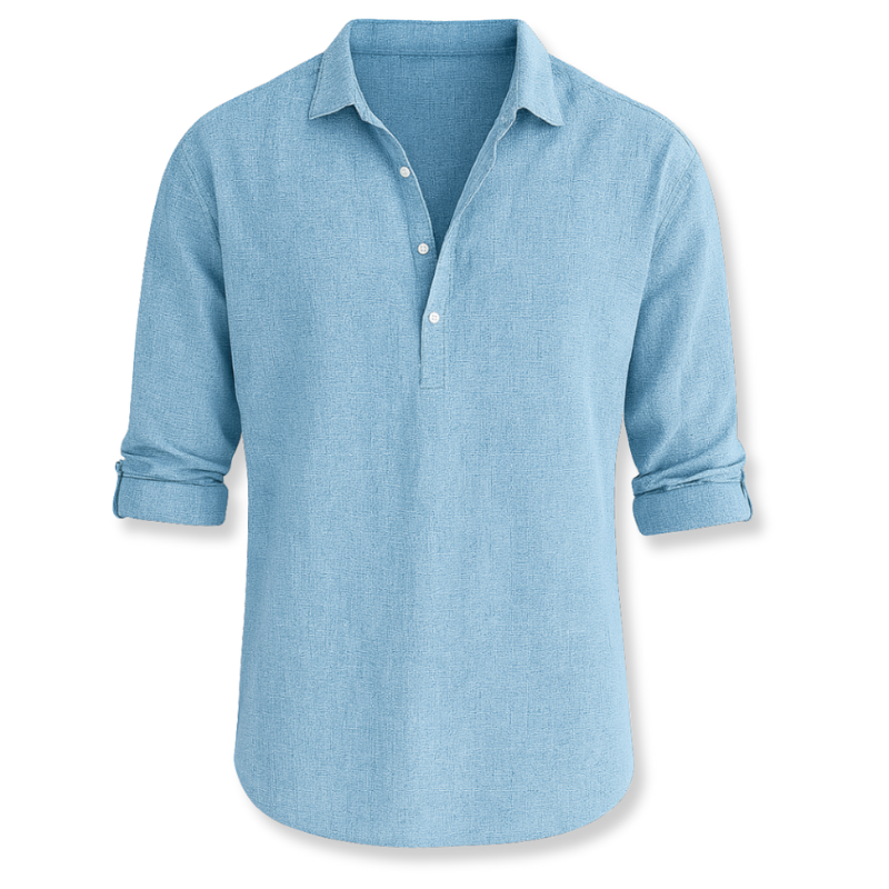 AZURELLO – Lightweight Linen Shirt for Men