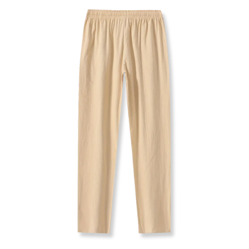 LYRINN – Casual Cotton Pants with Linen Look