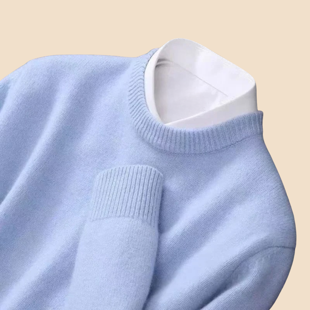 ROSSARELLO – Premium Cashmere Crewneck Sweater