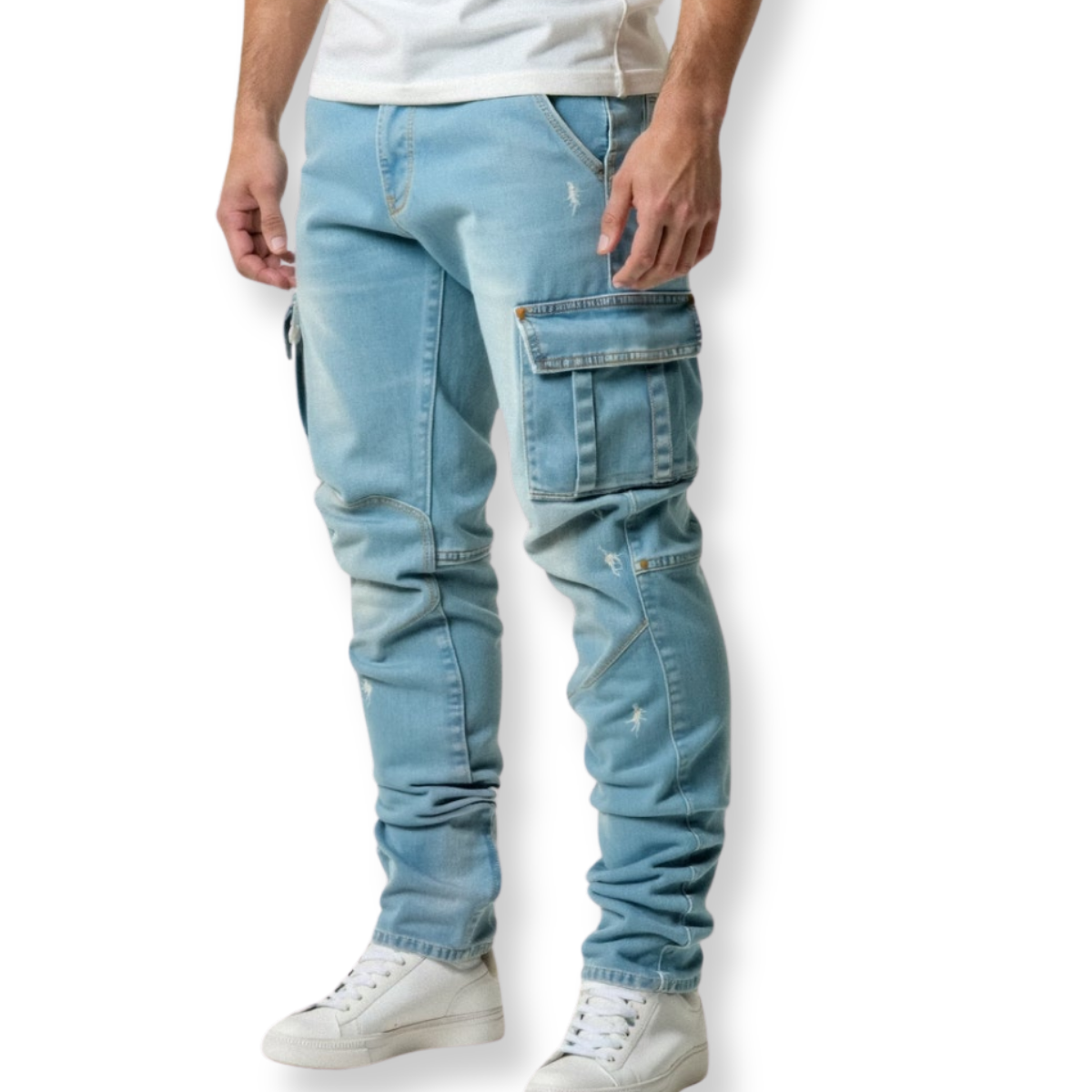 Nadav – Slim-Fit Cargo Jeans
