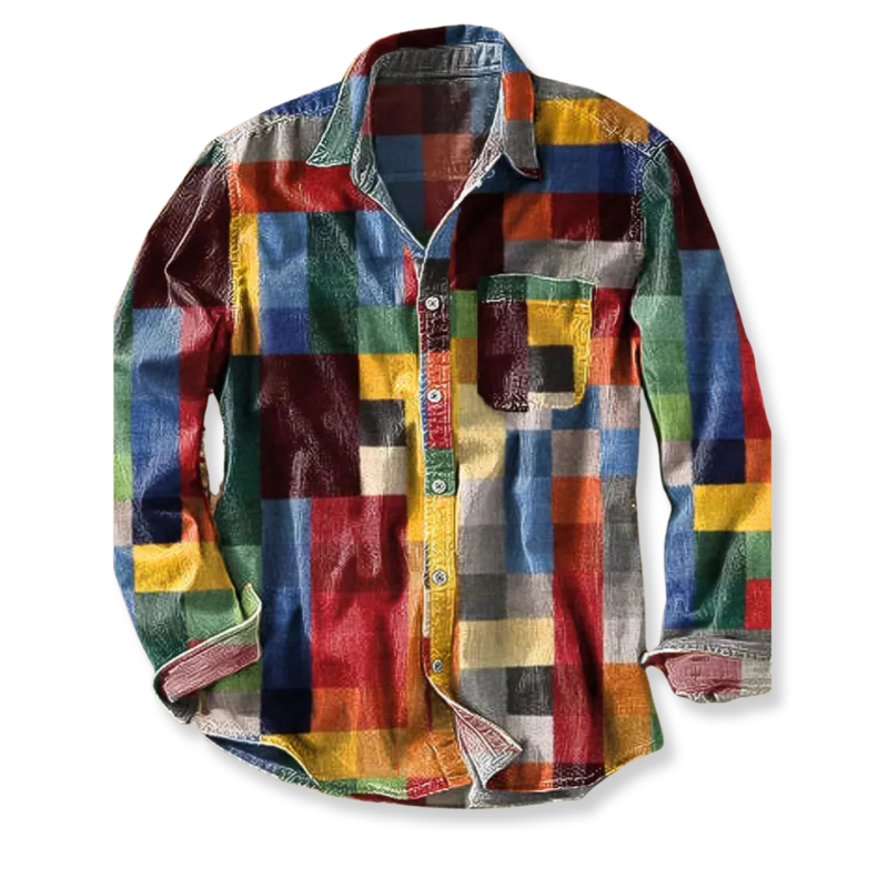 COLORADO – Vintage Rainbow Long-Sleeve Shirt