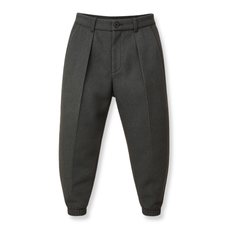MARCELLO – Elegant Heathered Pants