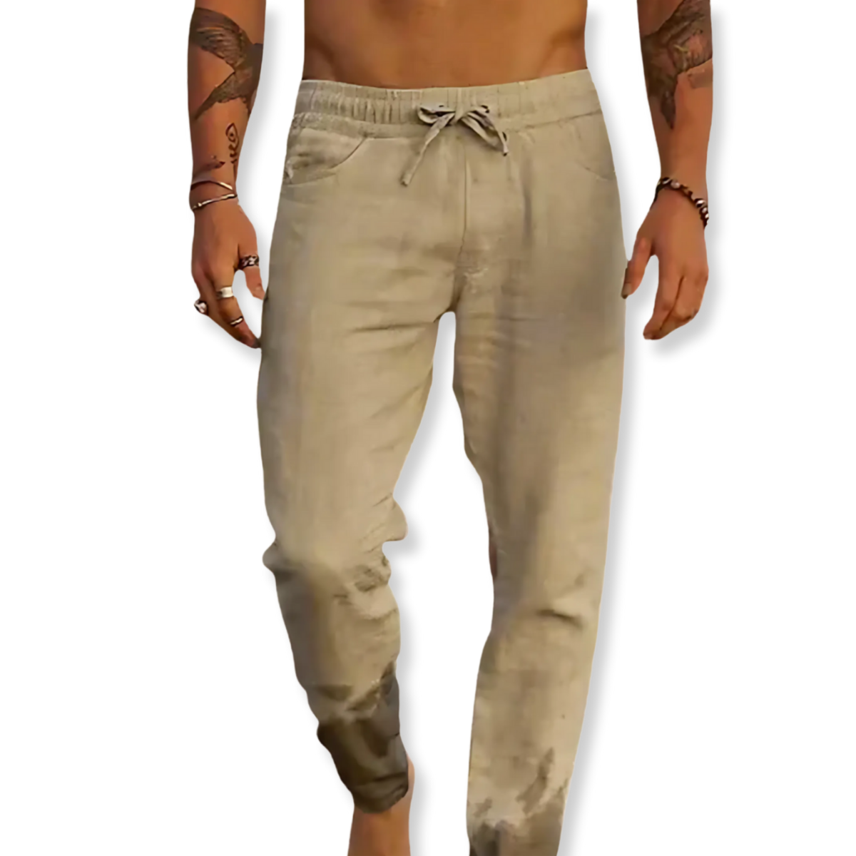 Venturo – Men’s Linen Beach Pants