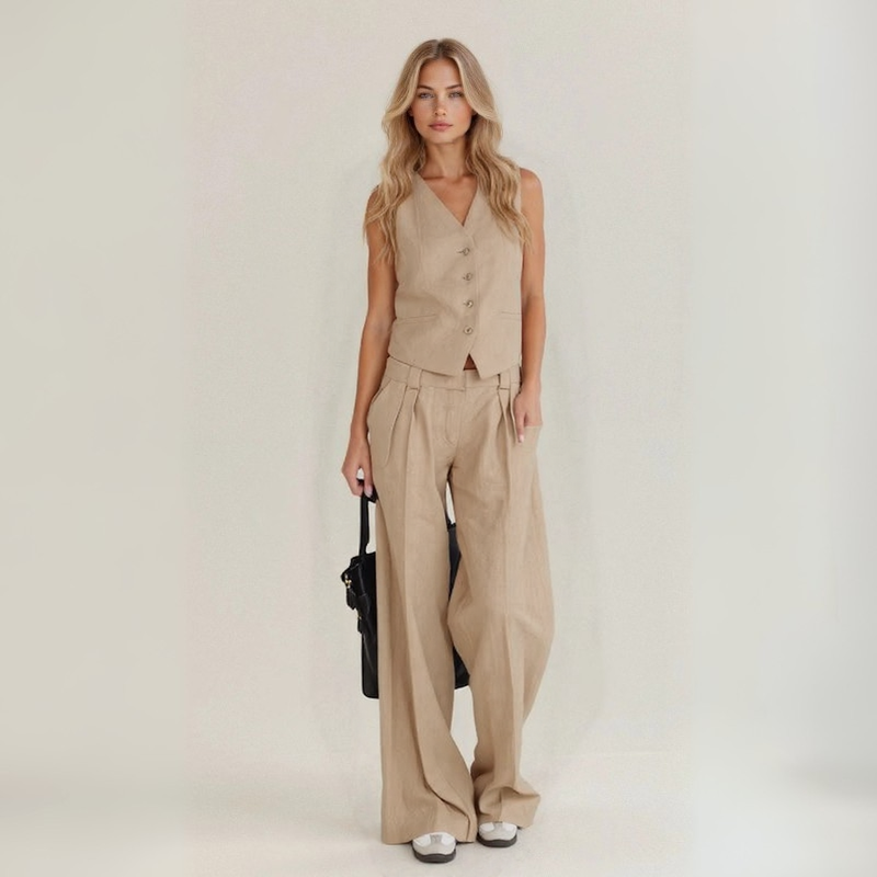 SIENNA LINÉA – Women’s Elegant Linen Set