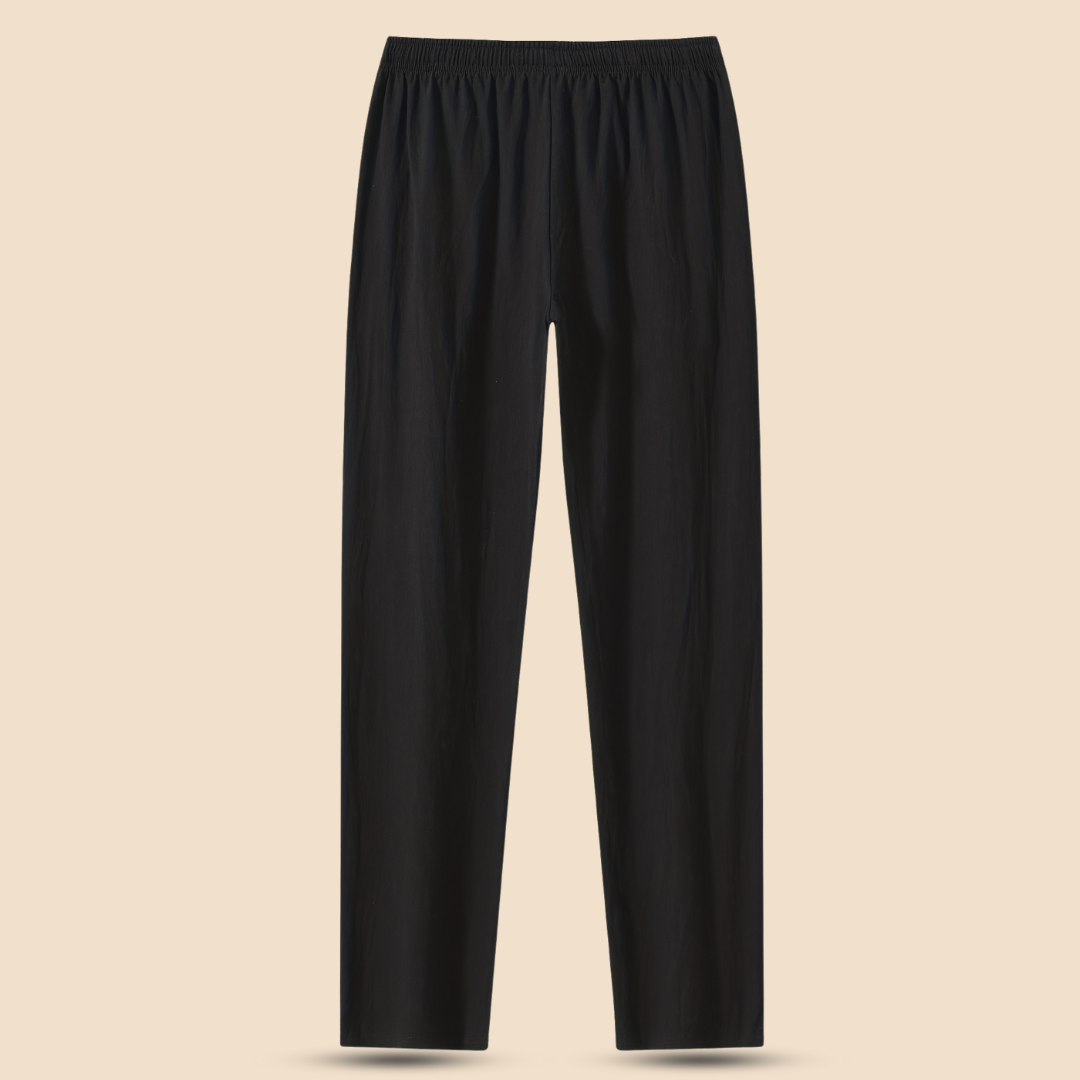 LYRINN – Casual Cotton Pants with Linen Look