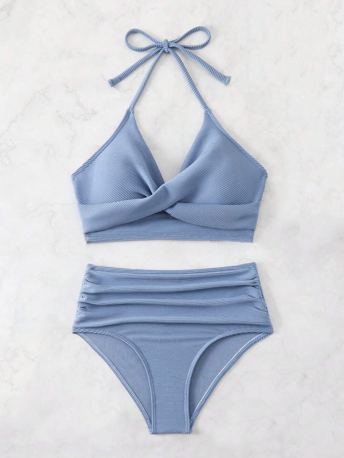 Mira – Tankini Set with Wrap Top & Shorts