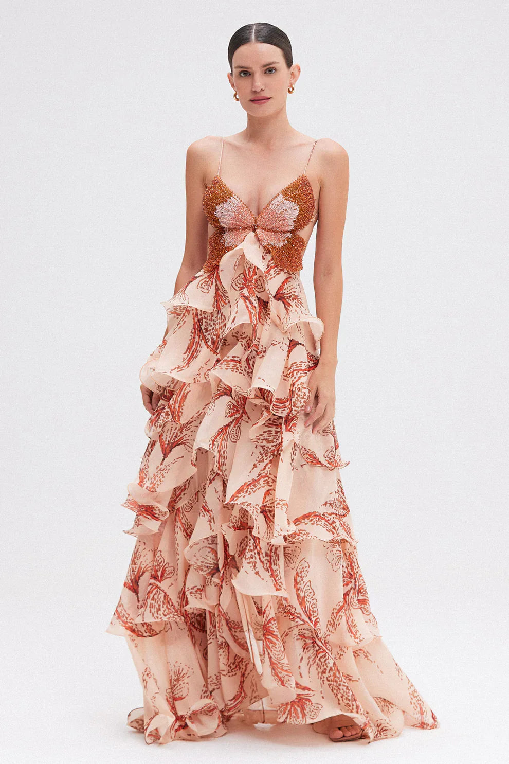 NAYARA – Bohemian Ruffle Dress