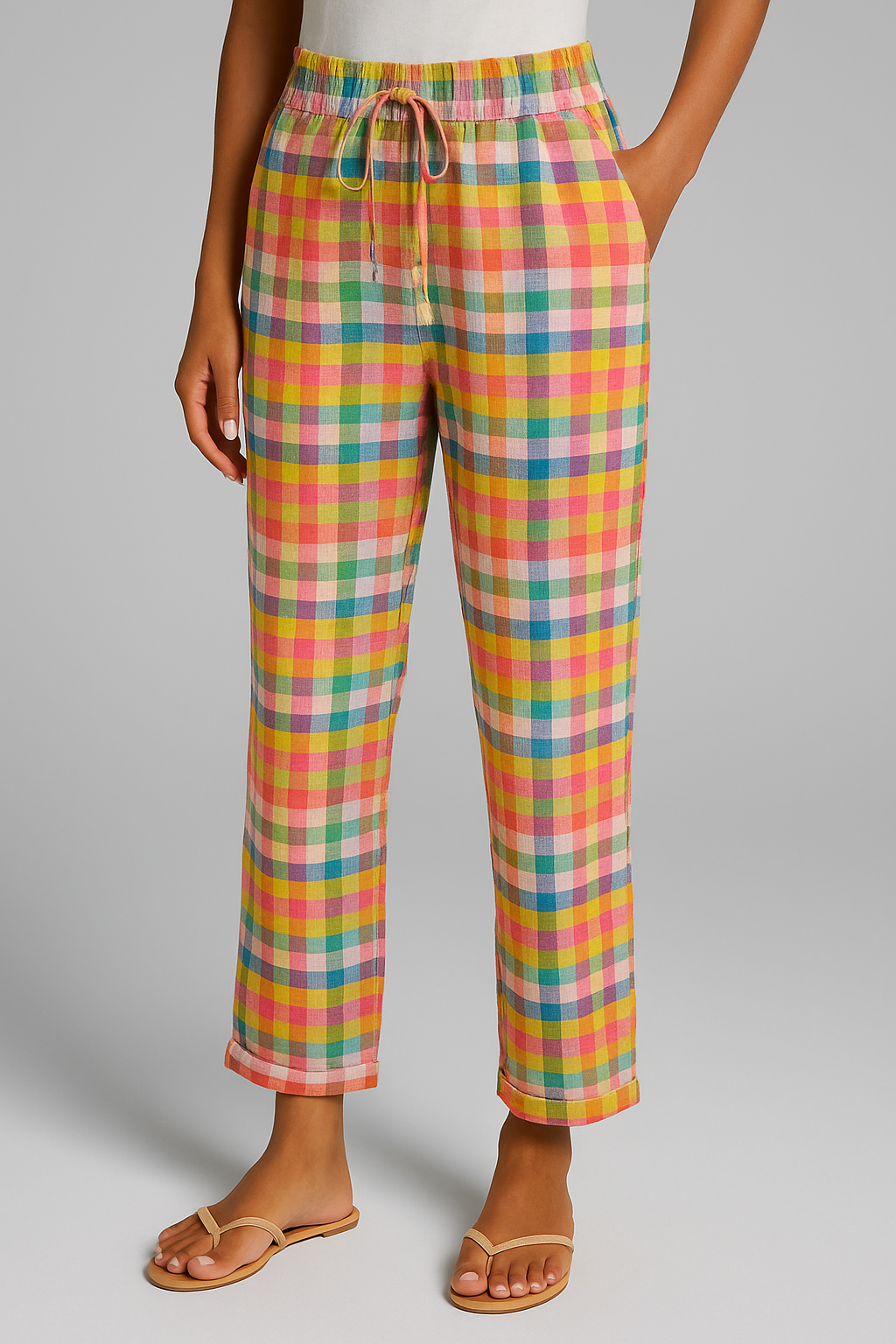Romi – Checked Trousers