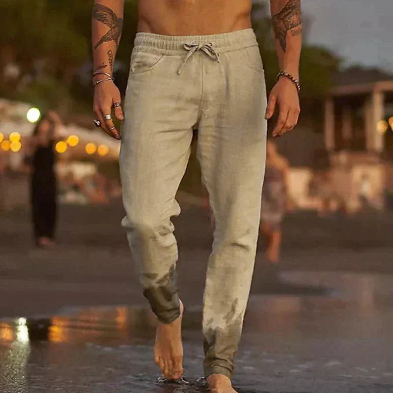 Venturo – Men’s Linen Beach Pants