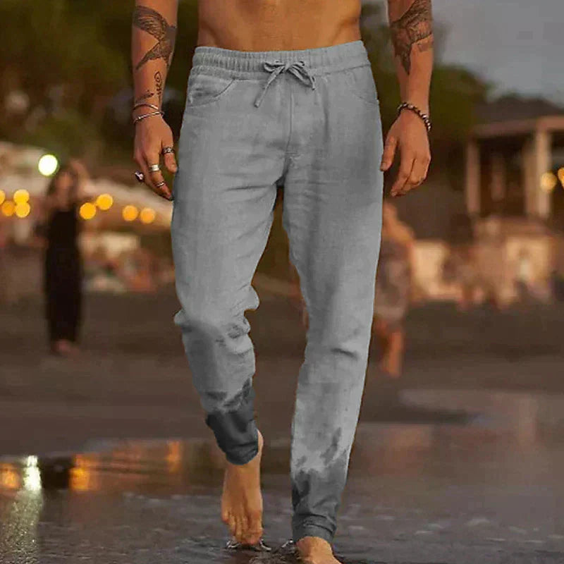 Venturo – Men’s Linen Beach Pants
