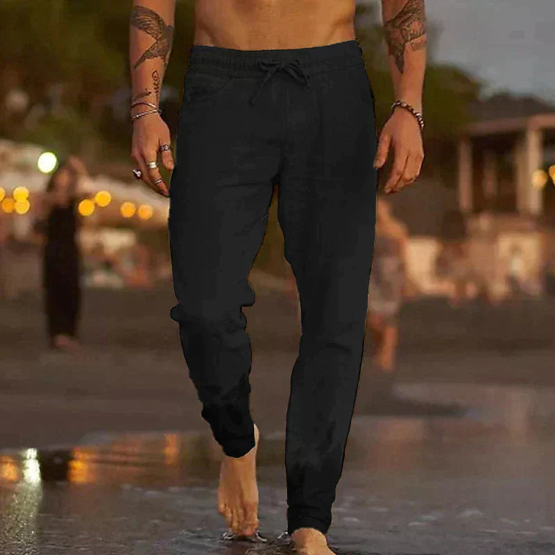 Venturo – Men’s Linen Beach Pants
