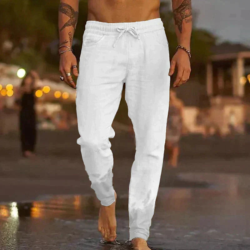 Venturo – Men’s Linen Beach Pants