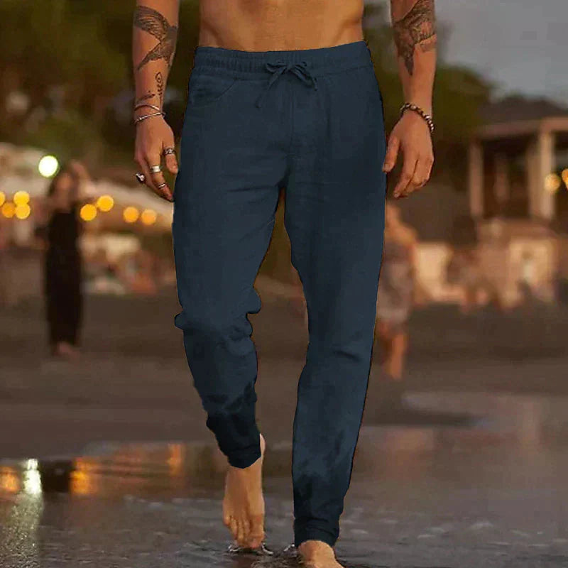 Venturo – Men’s Linen Beach Pants