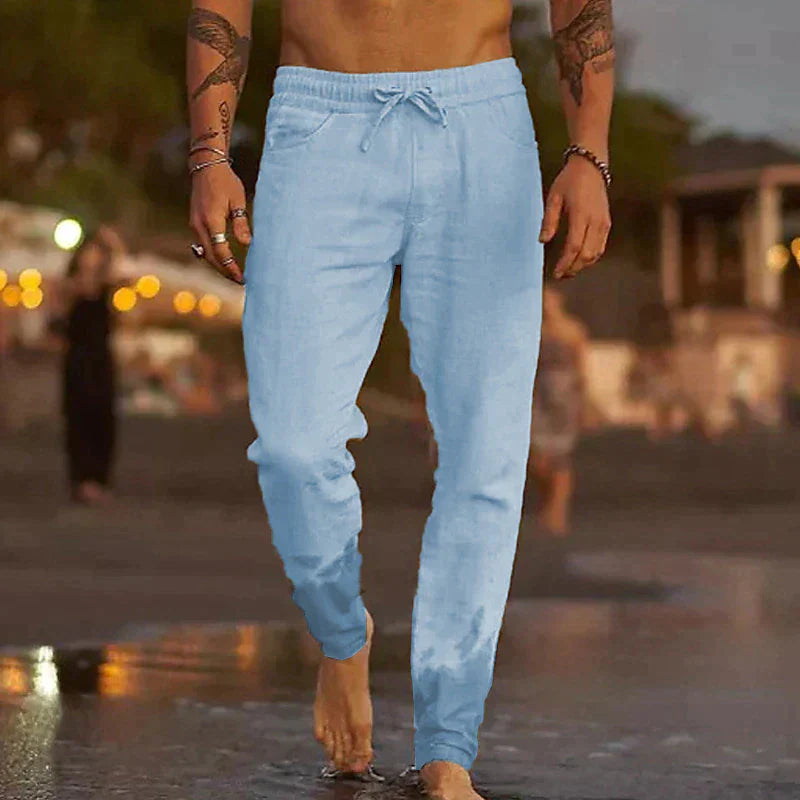 Venturo – Men’s Linen Beach Pants