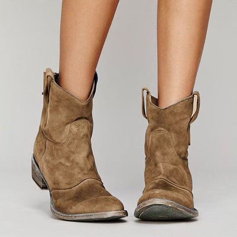 CARLOTTA – Suede Ankle Boots