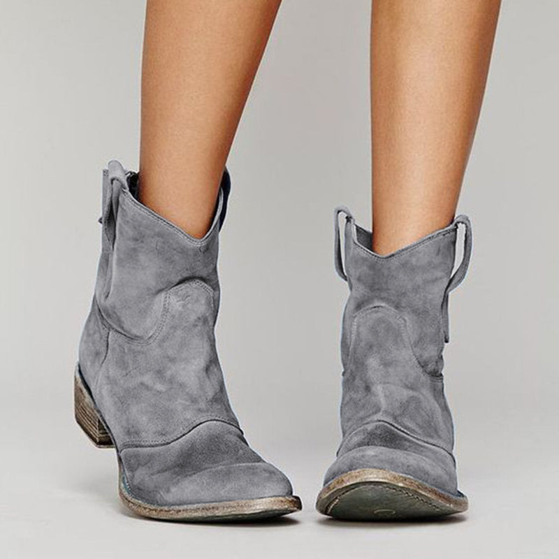 CARLOTTA – Suede Ankle Boots