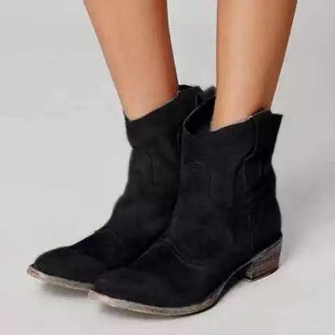 CARLOTTA – Suede Ankle Boots