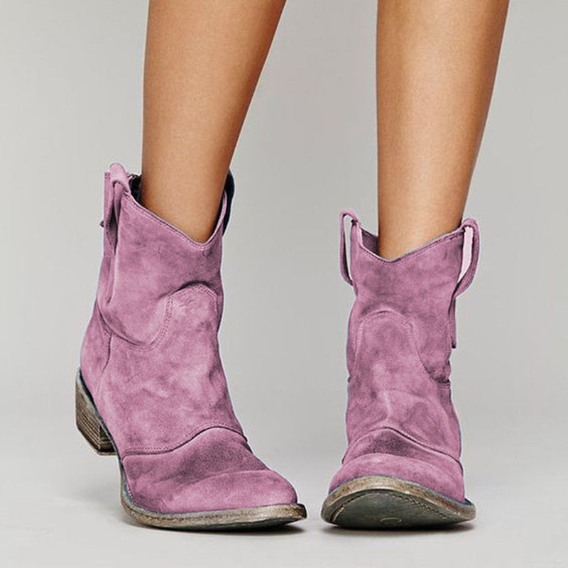 CARLOTTA – Suede Ankle Boots