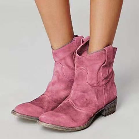 CARLOTTA – Suede Ankle Boots