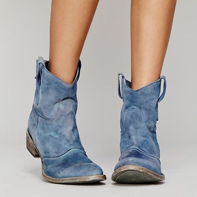 CARLOTTA – Suede Ankle Boots
