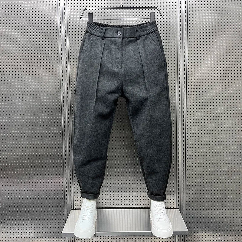 MARCELLO – Elegant Heathered Pants
