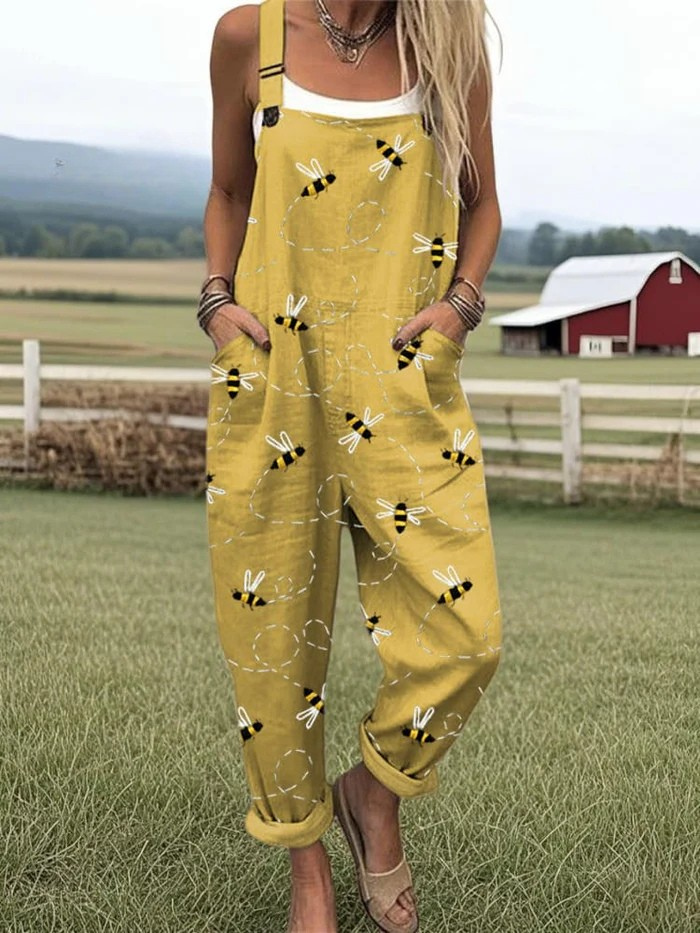 Vintage Wide-Leg Jumpsuit