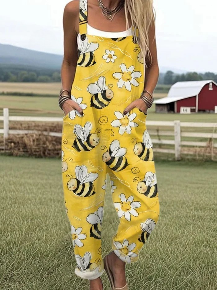 Vintage Wide-Leg Jumpsuit