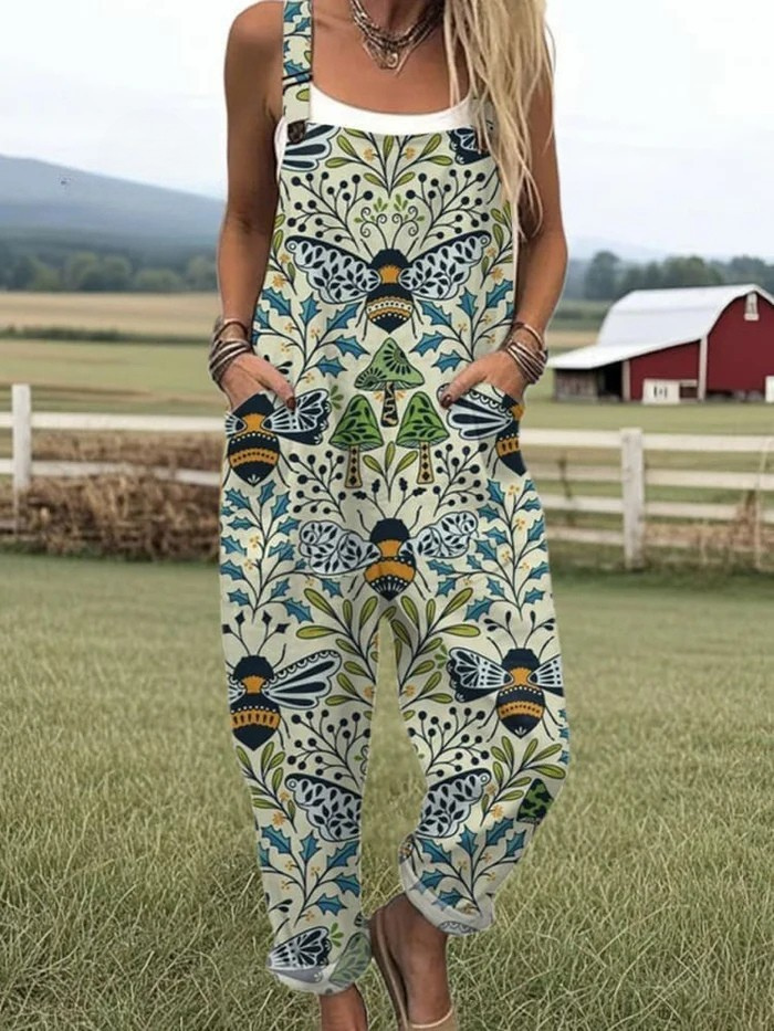 Vintage Wide-Leg Jumpsuit