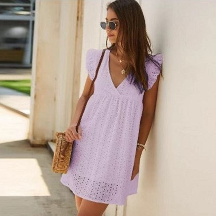 MAELLA – Women’s Summer Dress with Built-In Shorts