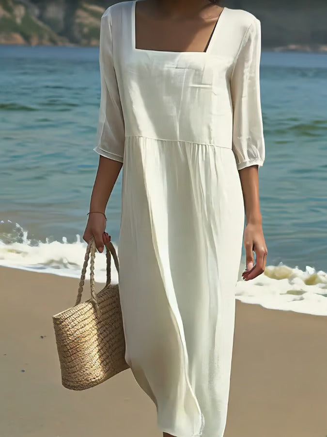 SOLERA – Lightweight Linen Dress for Women