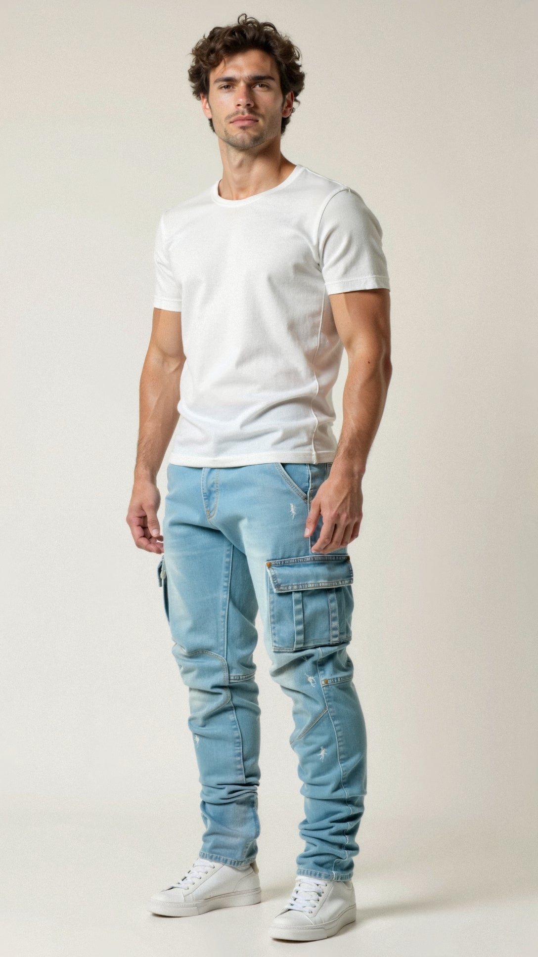 Nadav – Slim-Fit Cargo Jeans
