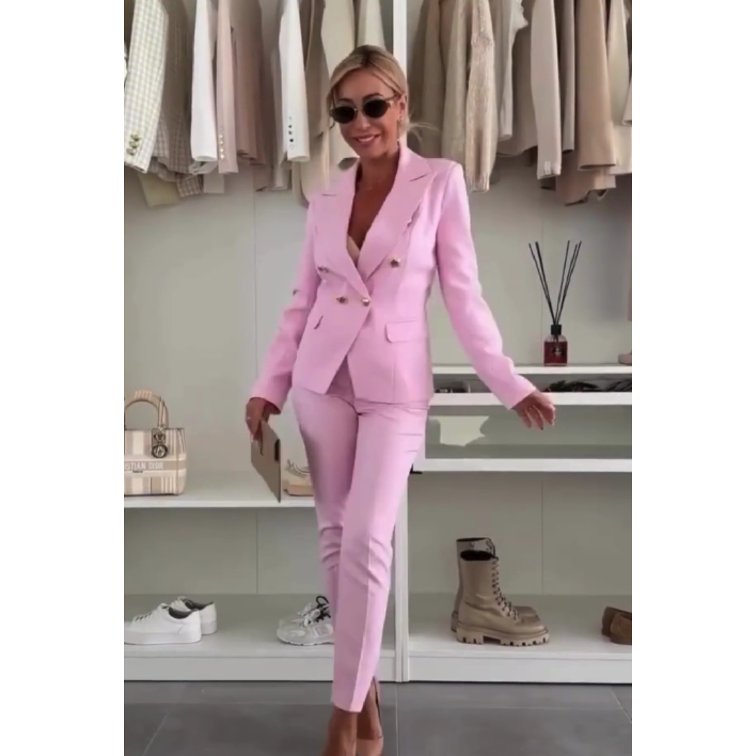 Lina – Elegant Pantsuit with Blazer and Trousers